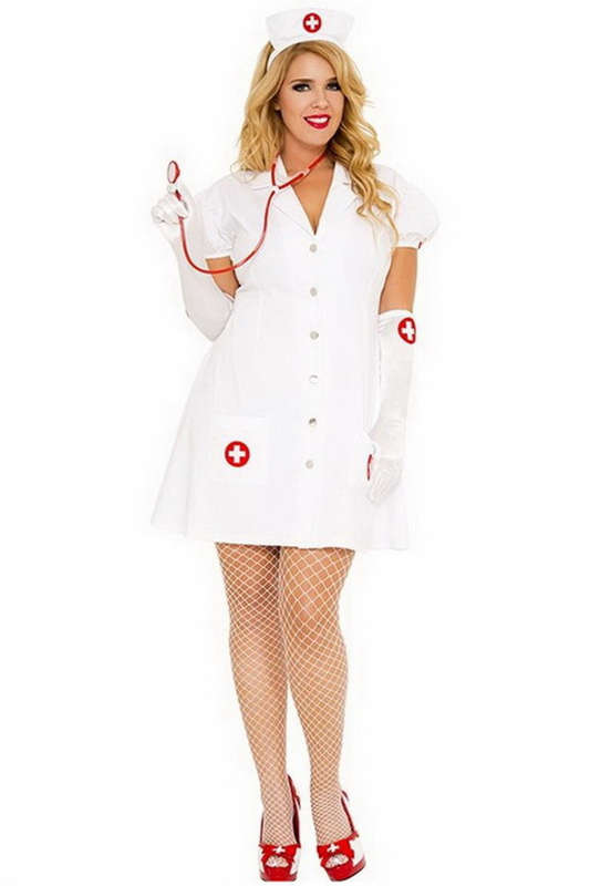 Plus Size Nurse On Duty Costume