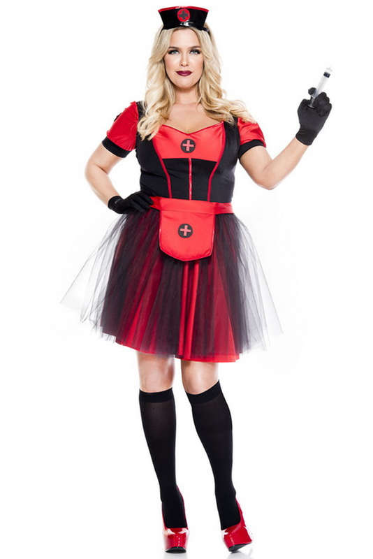 Plus Size Night Nurse Costume