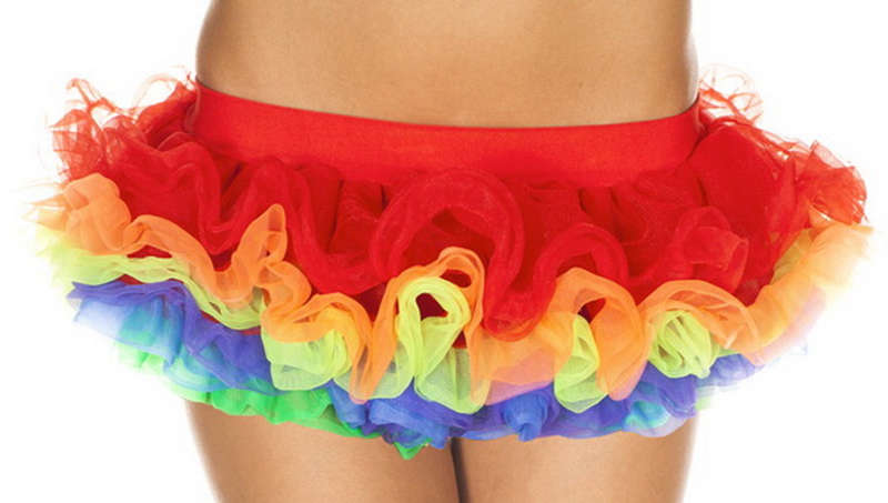 Sexy Rainbow Skirt