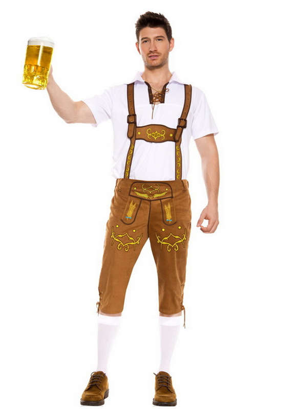 Men's Bavarian Lederhosen Costume
