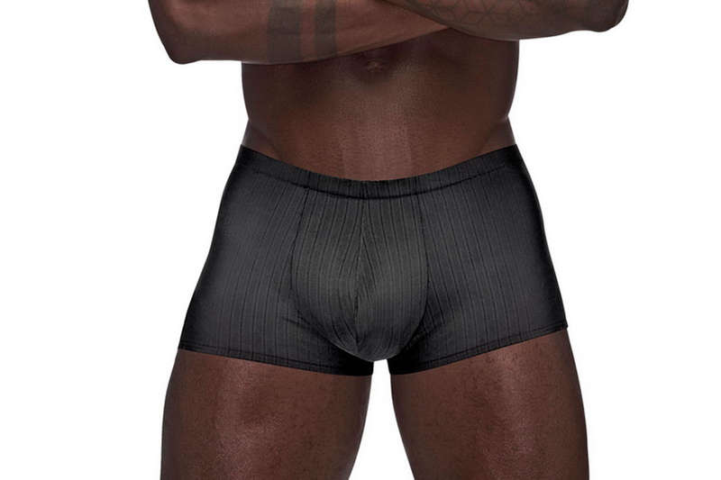 Men's Black Barely There Mini Shorts