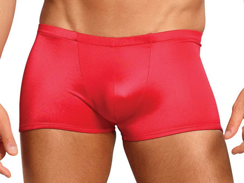 Male Power Satin Lycra Lo Rise Short