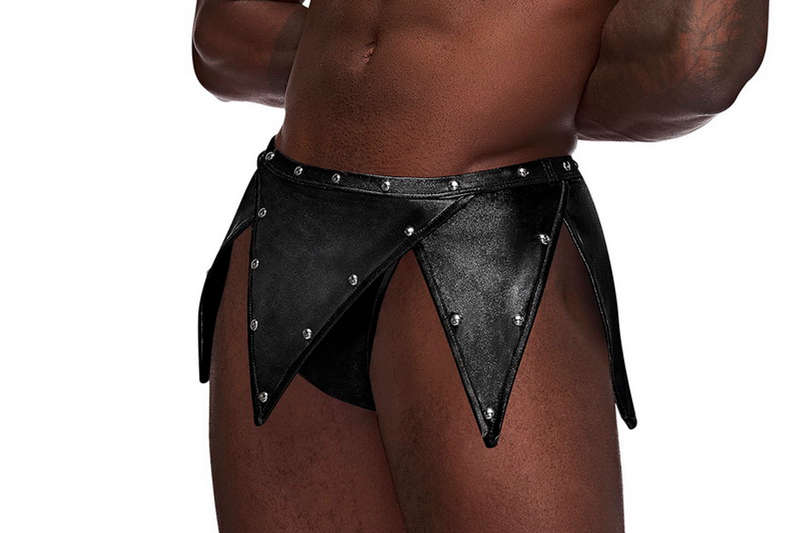 Men's Eros Triangle Skirted Thong