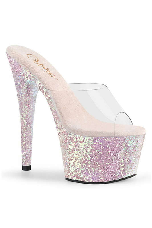 Opal Holographic Glitter 7" Stiletto Heels