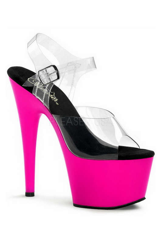 Stripper Black Light Responsive Stiletto Heel