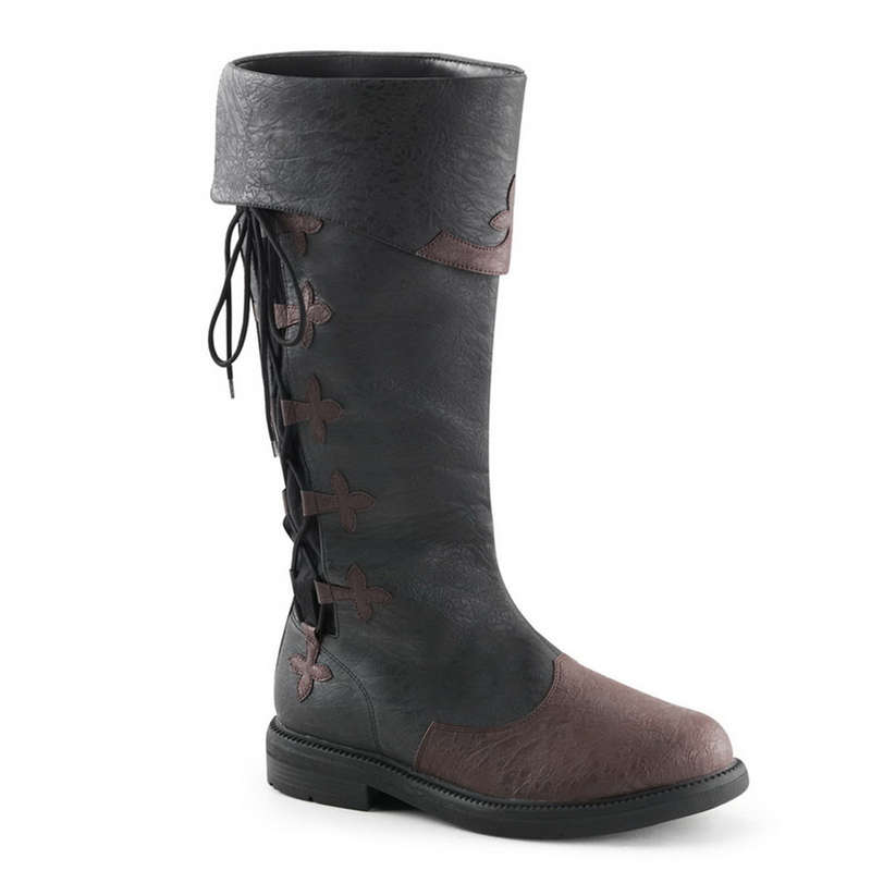 Funtasma Men's 1" Flat Heel Costume Boots