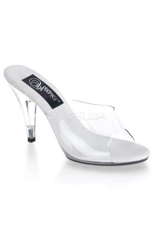 Clearly Sexy Heel Slide Pumps