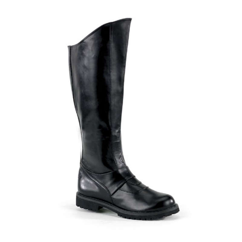 1 1/2" Flat Heel Men's Villain Costume Boots