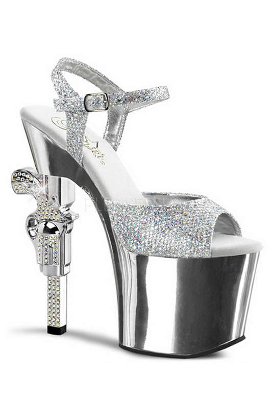 Multi Glitter Revolver Sparkle Heels