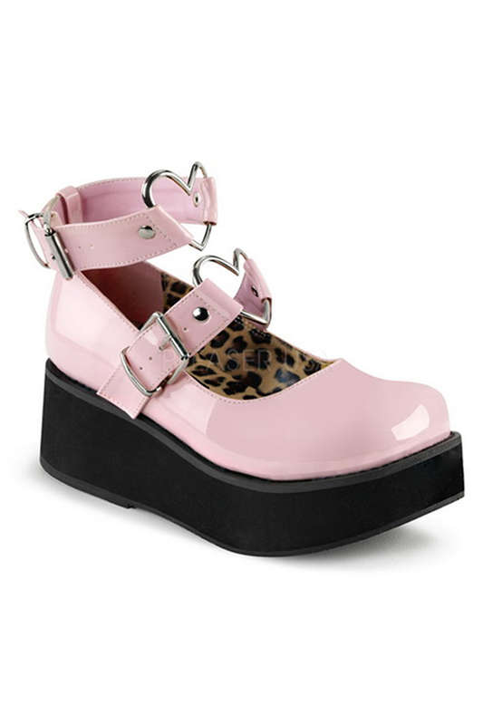 2 1/4" Platform Ankle Strap Mary Janes