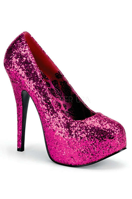 Glitter Tease Wide Width Pump