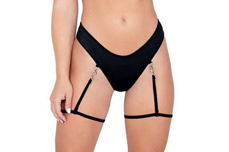 Black Simply Sexy Gartered Bottoms