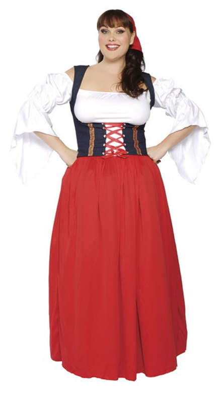 Plus Size Swiss Miss Costume