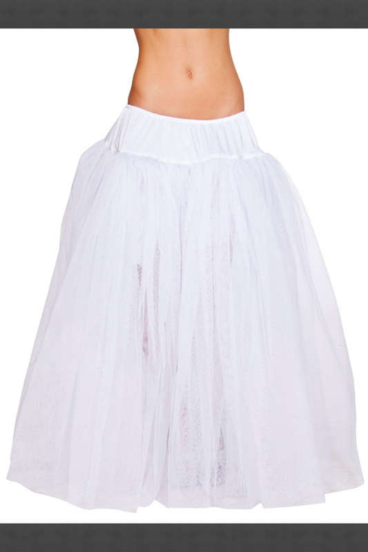 White Full Length Petticoat