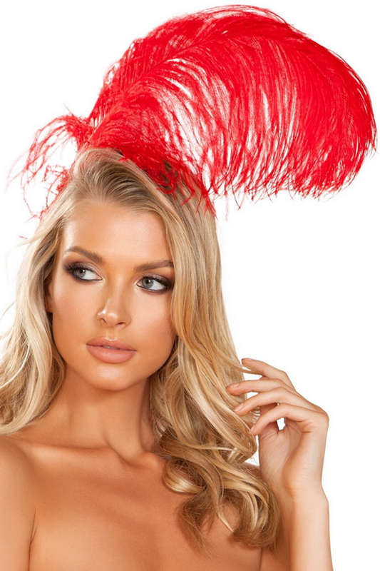 Red Feather Headband