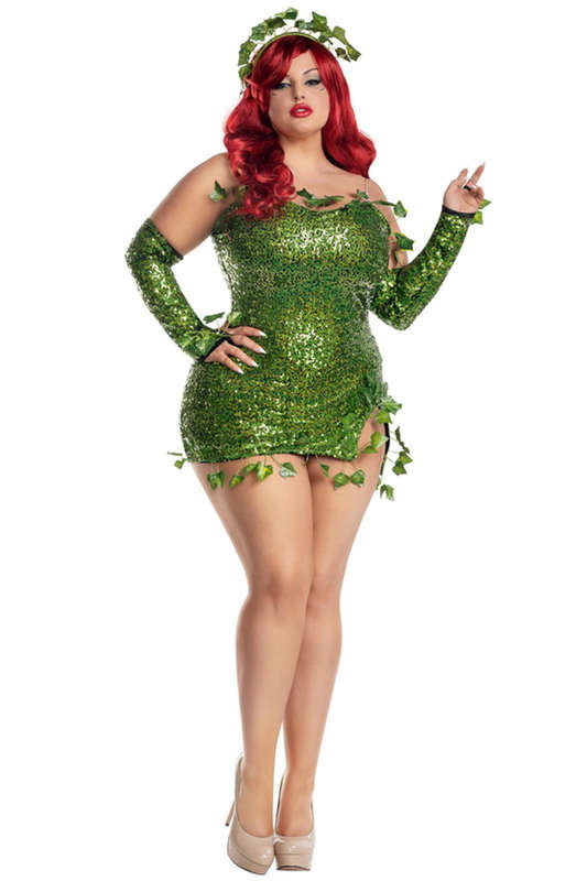 Plus Size Poisonous Villain Costume