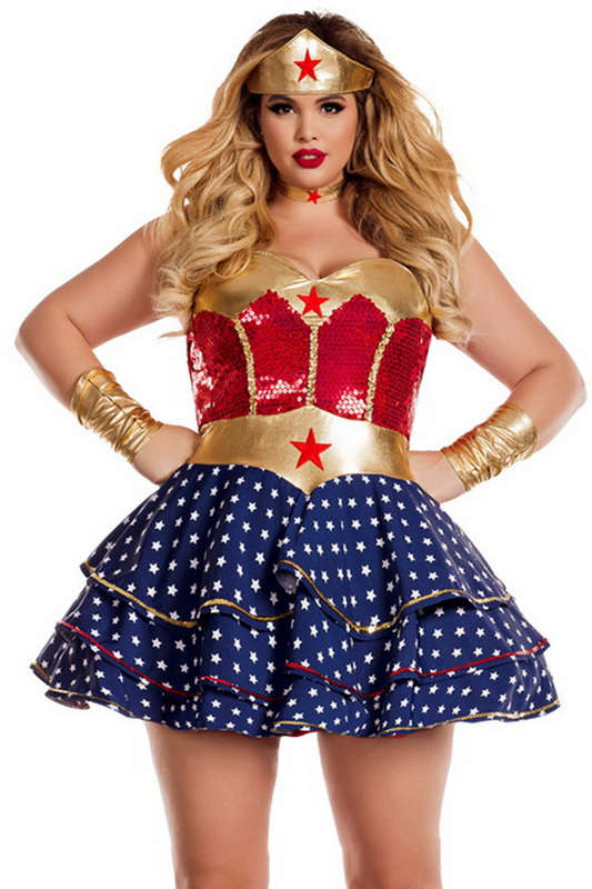 Plus Size Wonderful Sweetheart Costume