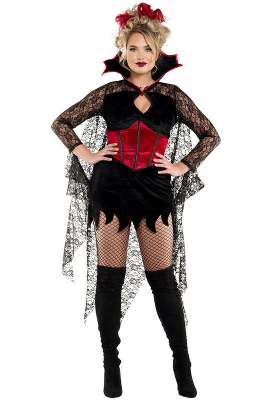 Plus Size Dark Castle Vampire Costume