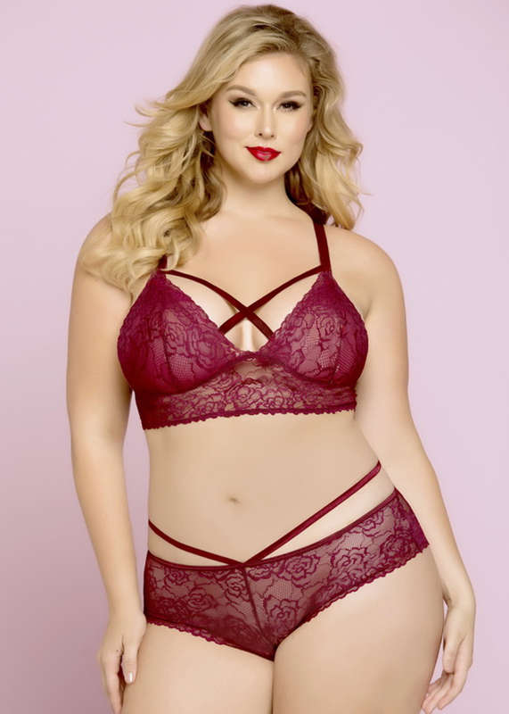 Plus Size Indulgence Lace Bralette