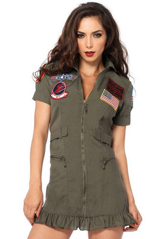 Top Gun Women's Flight Dress Costume