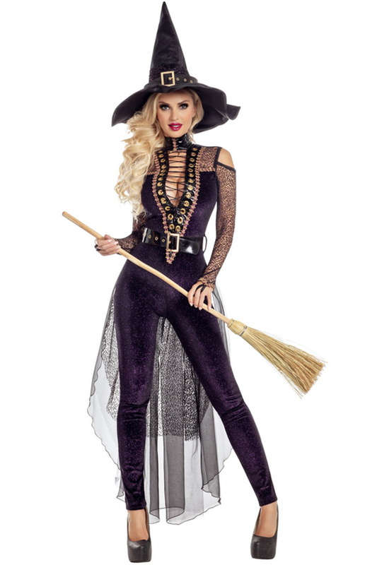Midnight Violet Witch Costume
