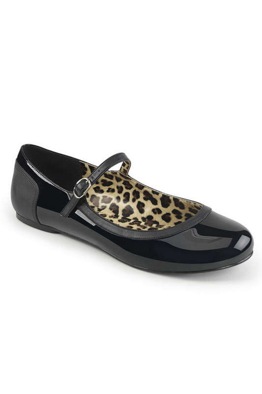Black Patent Mary Jane Ballet Flats