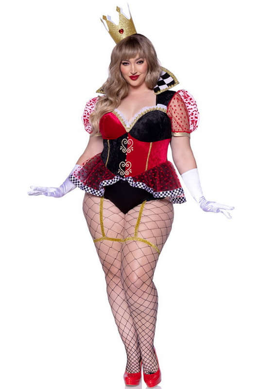 Plus Size Ravishing Red Queen Halloween Costume