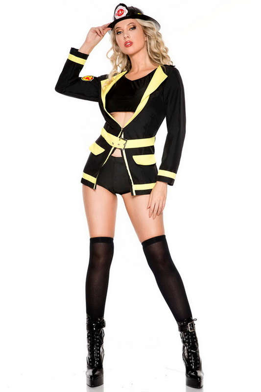 Hazardous Fire Chief Halloween Costume