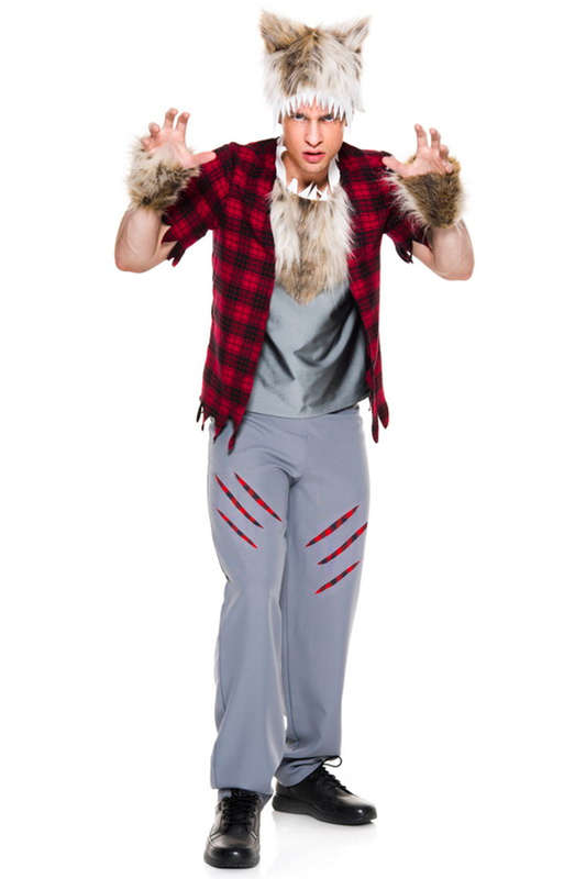 Men's Savage Man Werewolf Halloween Costume