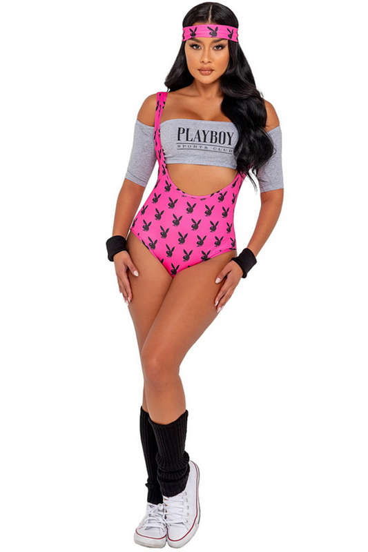 Playboy Retro Workout Halloween Costume