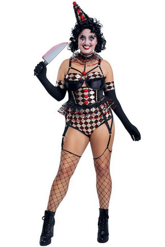 Plus Size Killer Clown Halloween Costume