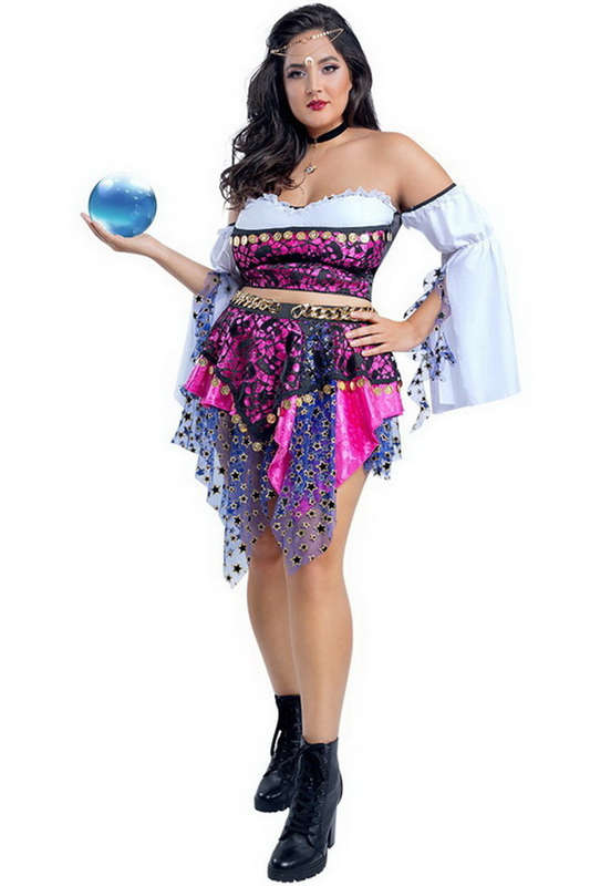 Plus Size Fortune Teller Halloween Costume