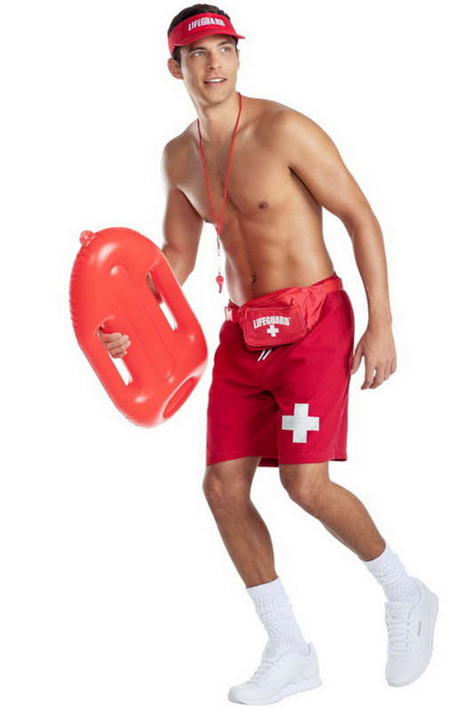 Plus Size Men's Bae Watch Halloween Costume