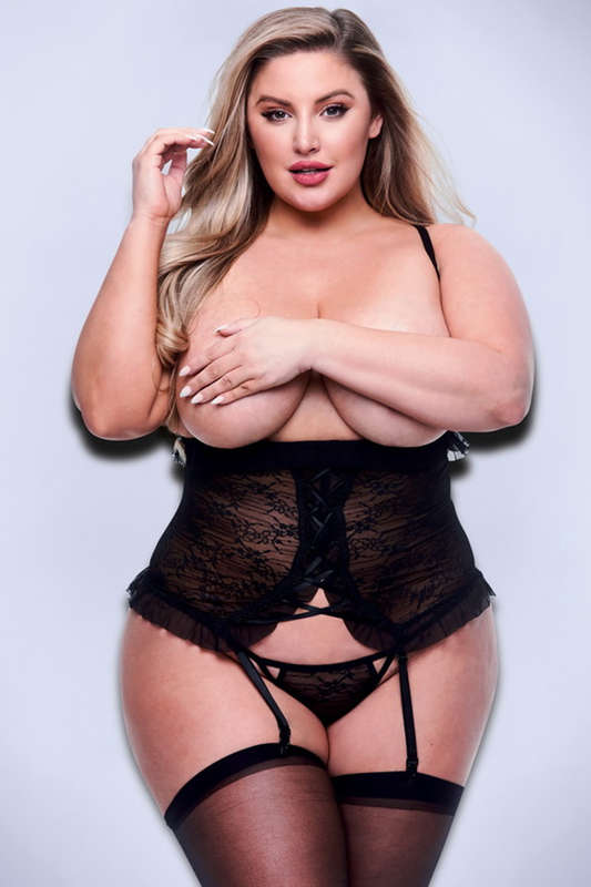 Plus Size Exclusive To You Bustier & G-String