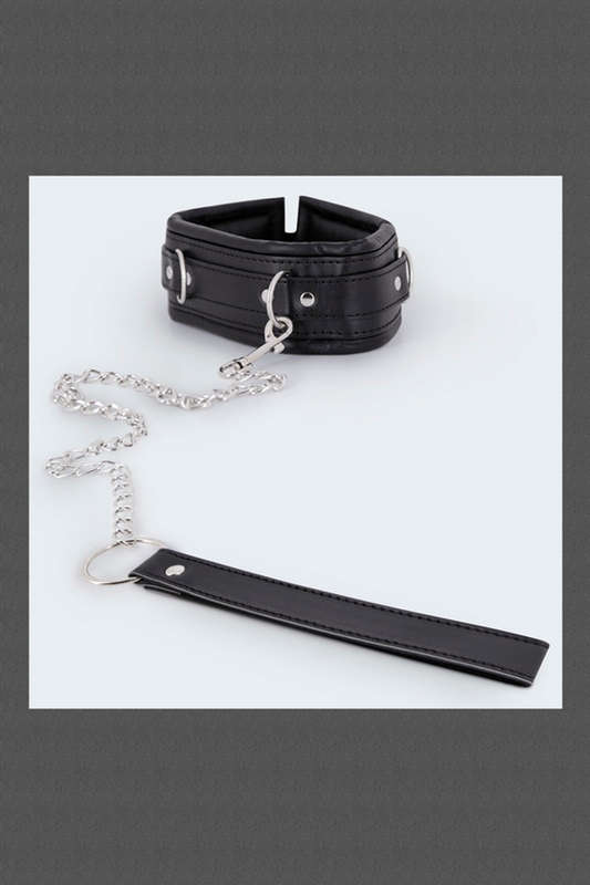 Leather Collar & Leash Set