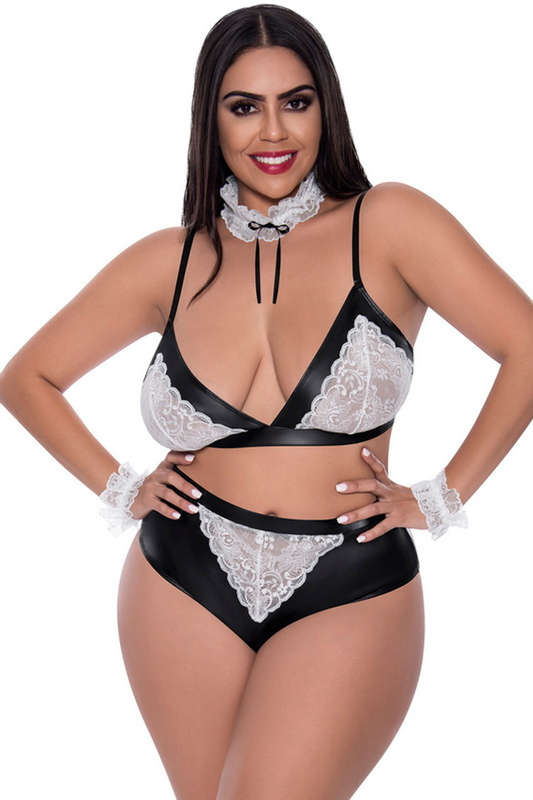 Plus Size Dirty Deeds Maid Bedroom Costume