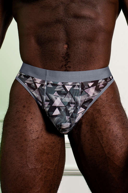 Men's Optical Sheer Thong
