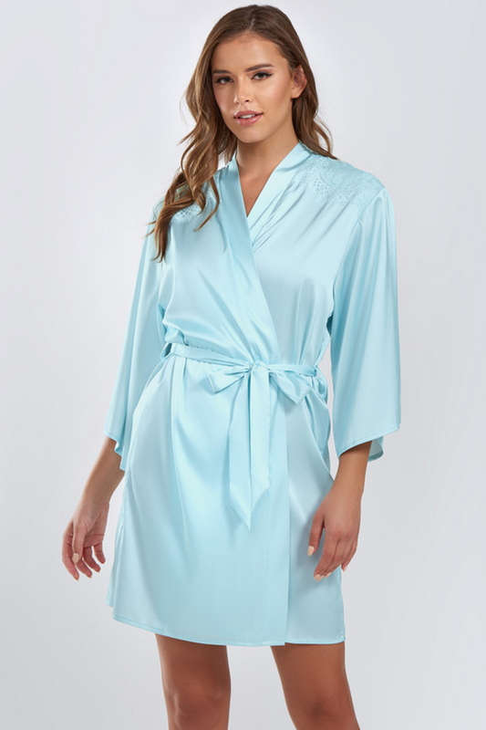 Lady Of The House Short Lingerie Robe
