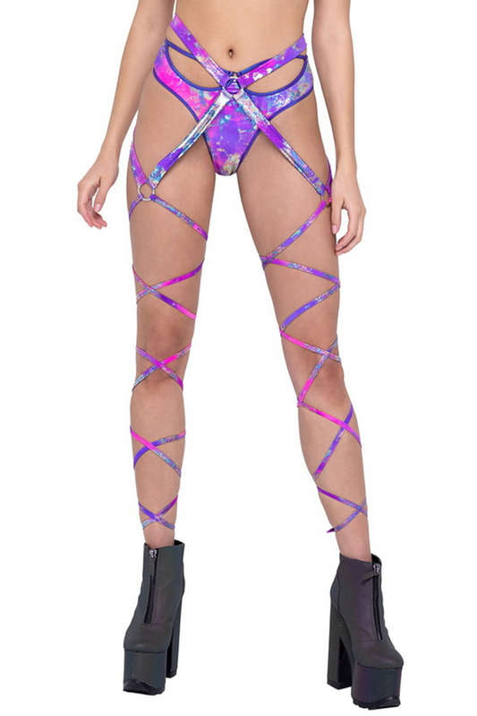 Purple Body Leg Straps