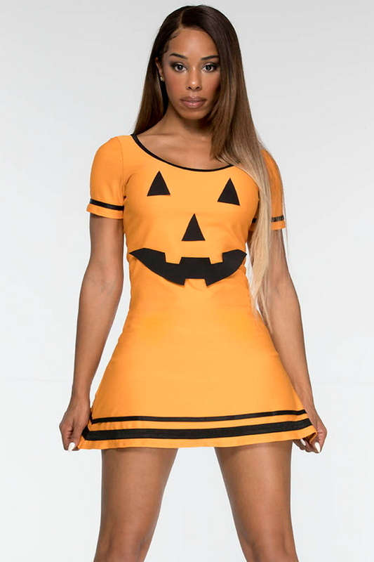 Pumpkin Halloween Costume Dress