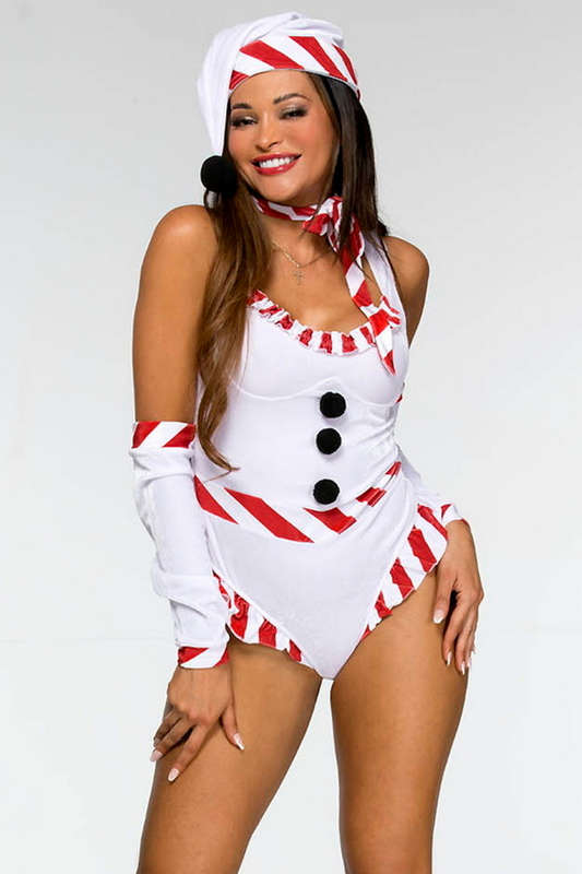 Sexy Snow Woman Holiday Costume
