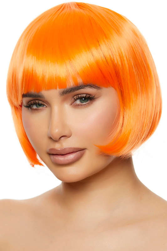 Orange Short Bob Wig