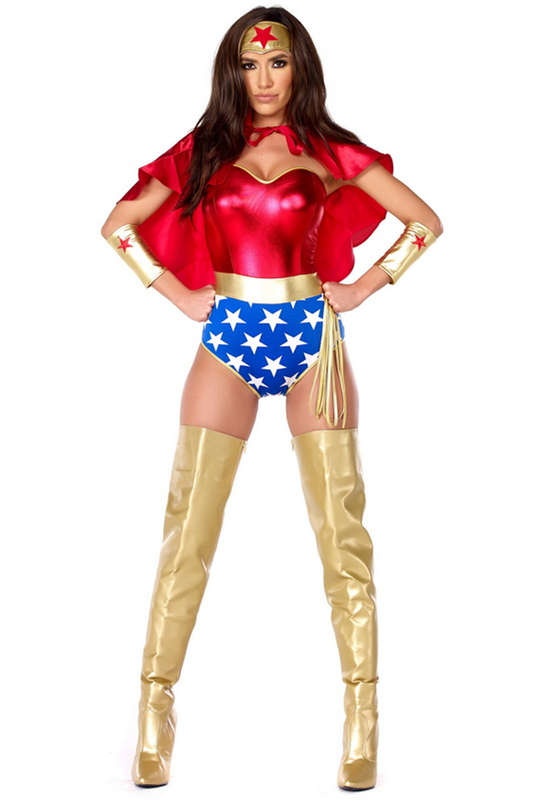 Plus Size Super Seductress Halloween Costume