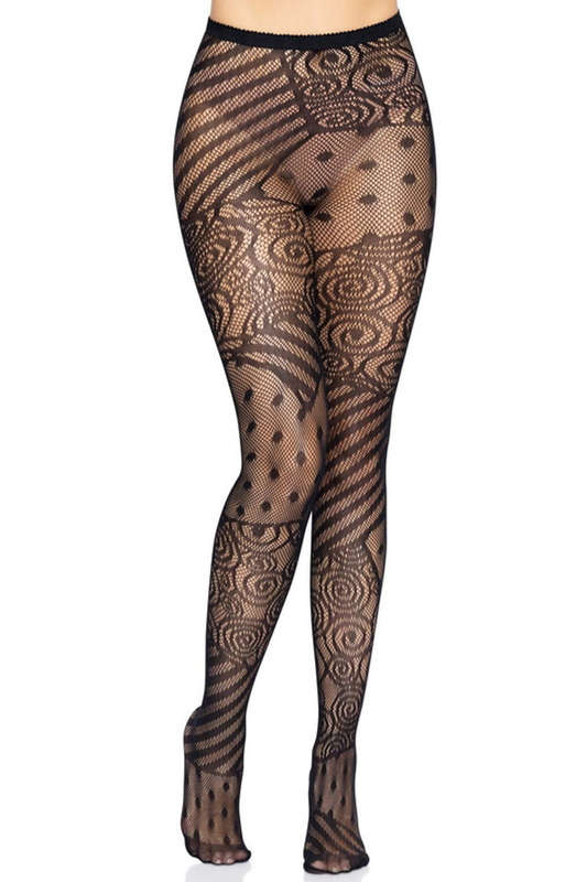 Doll Net Halloween Tights