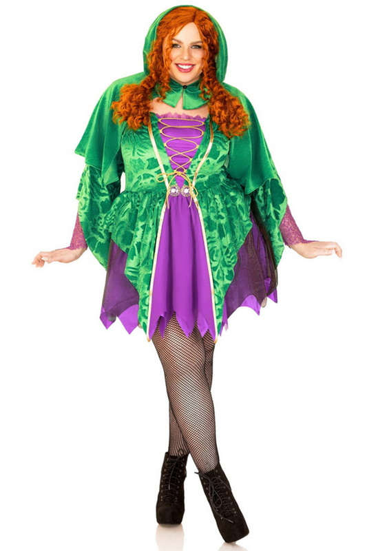 Plus Size Crafty Spellcaster Halloween Costume
