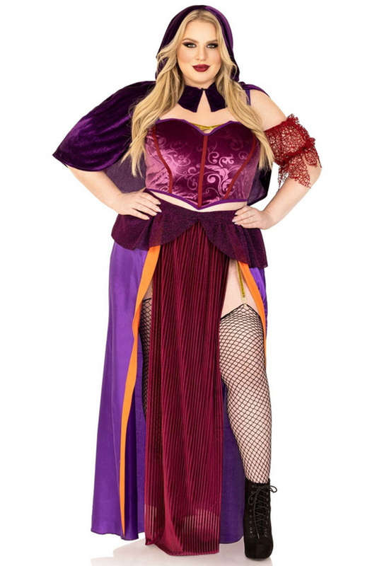 Plus Size Black Magic Babe Halloween Costume