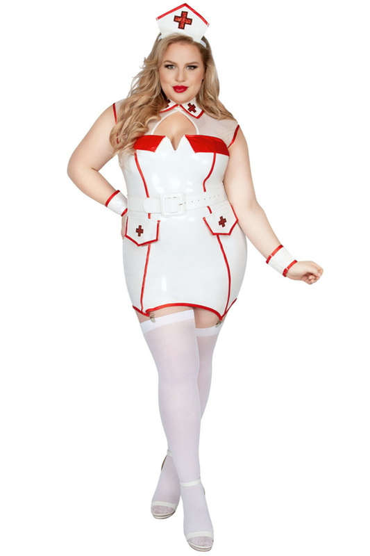 Plus Size Not So Classic Nurse Halloween Costume