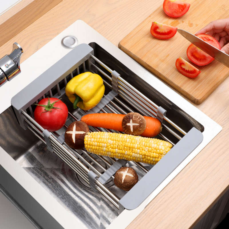 Multifunctional drain rack