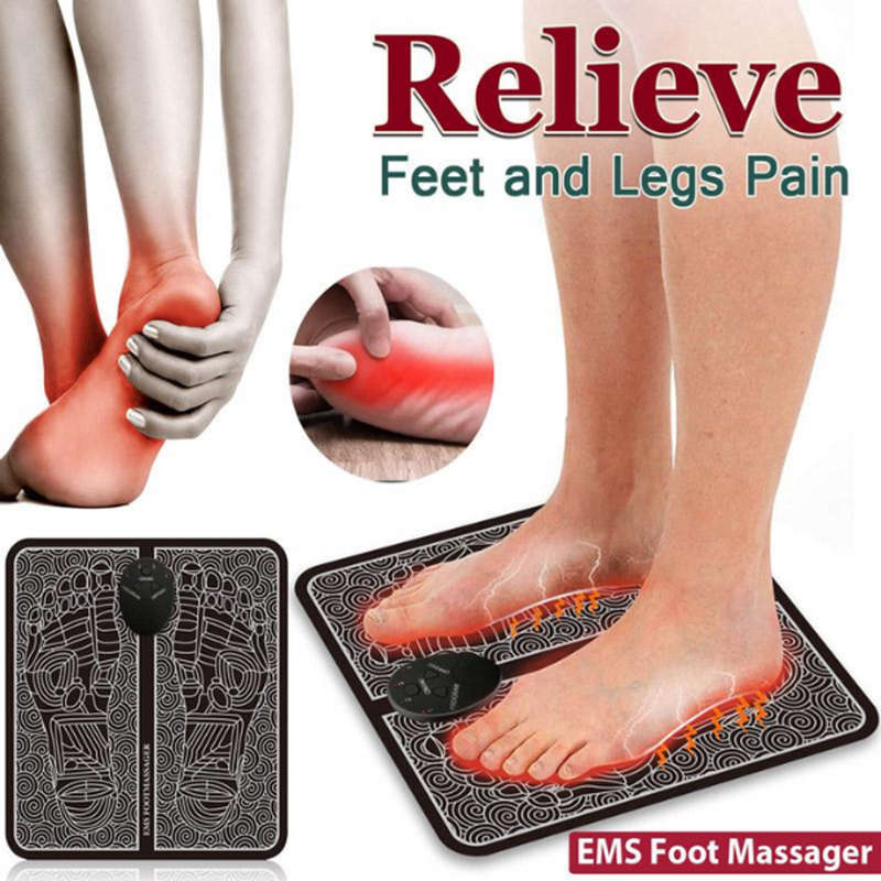 EMS Electrical Muscle Stimulation Foot Massager Pad Muscle Stimulator