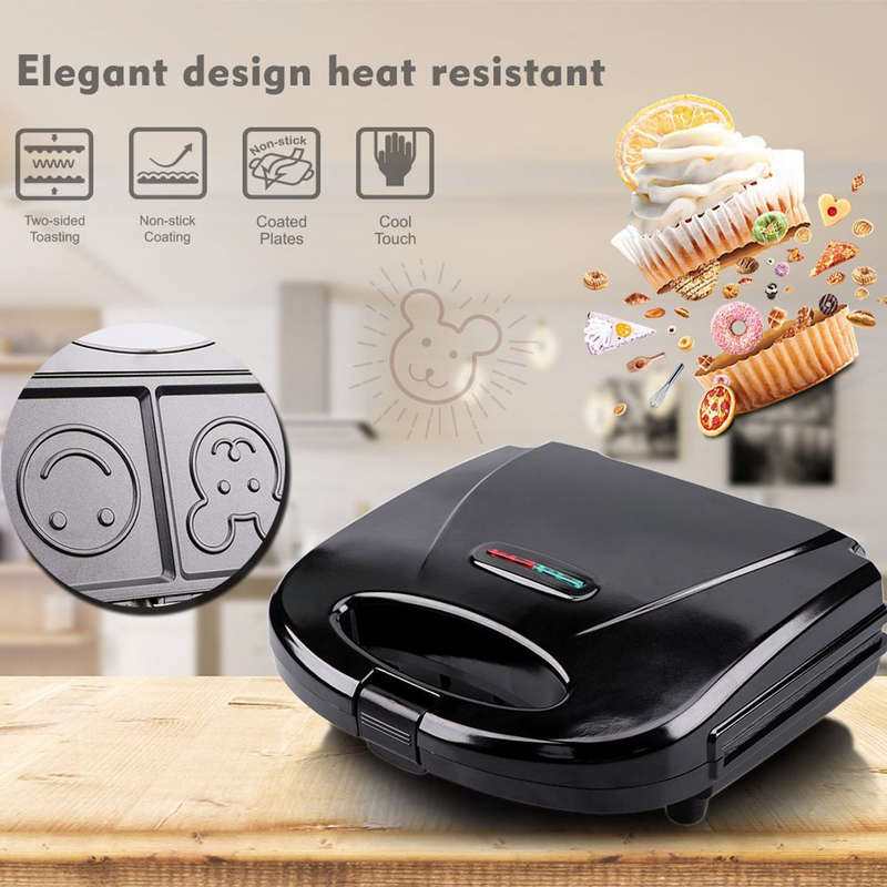 Smiley Face Electric Sandwich Maker